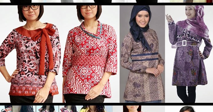 Trend Fashion Baju Batik Wanita Tahun 2014 INFO WANDHIRA