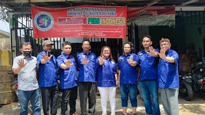 Ketua Umum Solidaritas Pers Indonesia Sambangi DPW Sumatera Utara