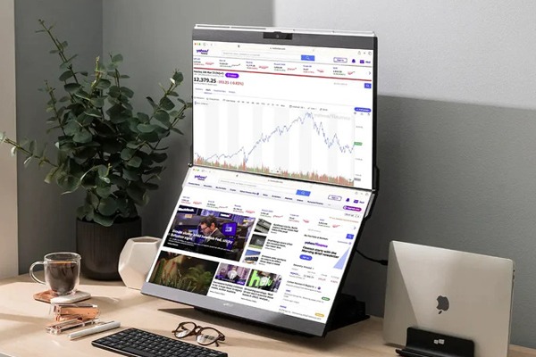 The Benefits of a Vertical Dual Monitor with Stand for Programming and Development