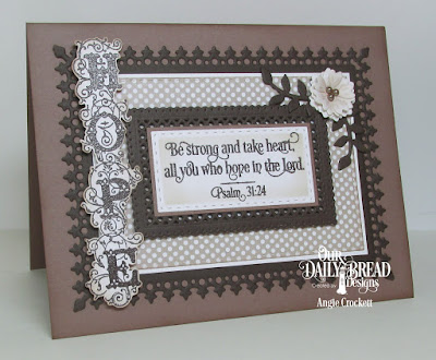 ODBD Custom Lavish Layers Dies, ODBD Custom Double Stitched Rectangles Dies, ODBD Custom Birds and Nest Dies, ODBD Custom Lovely Leaves Dies, ODBD Ephemera Essentials Paper Collection, Faith, Hope, and Love, Grace's Hope, Card Designer Angie Crockett