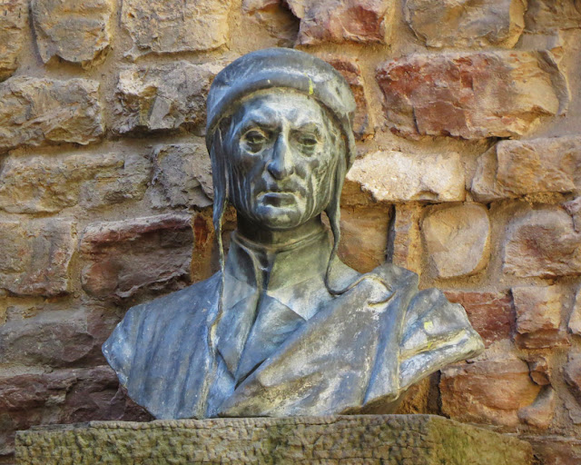 Bust of Dante Alighieri by Augusto Rivalta, Dante's House Museum, Via Santa Margherita, Florence