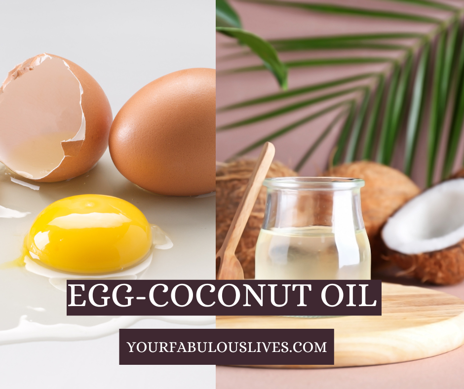 Egg-coconut oil