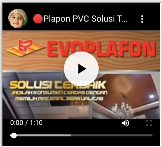  Video Plapon PVC