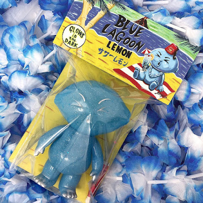 Sour Lemon Blue Lagoon Edition Vinyl Figure by Anti-Social Sofubi