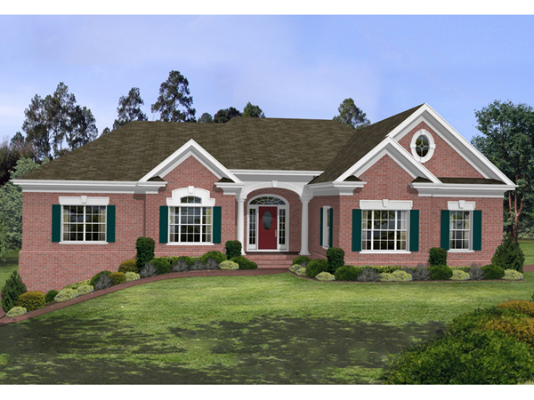  Brick  Vector Picture Brick  Ranch House  Plans 