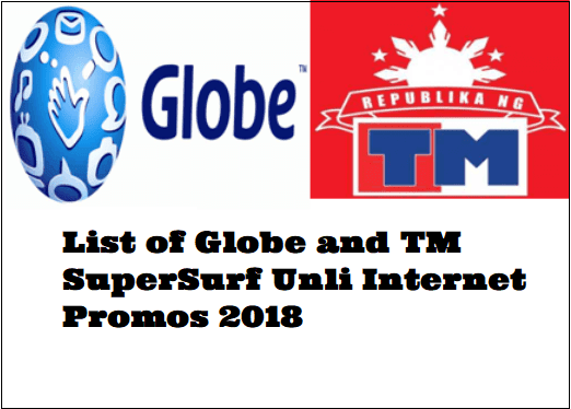 globe tm supersurf internet promos