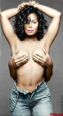 Janet Jackson Hot Breast Sexy Picture