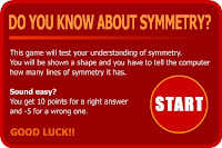 Gemetric shapes symmetry quiz