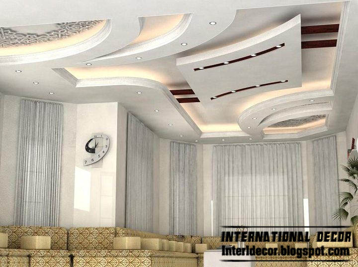 Modern False ceiling designs for living room interior designs