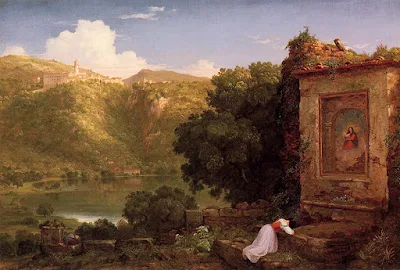 Il Penseroso (1845), Los Angeles County Museum of Art painting Thomas Cole