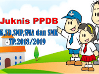 Juknis PPDB TK/SD/SMP/SMA/SMK Tahun pelajaran 2018/2019