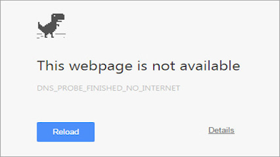 Cara Perbaiki Error DNS_PROBE_FINISHED_NO_INTERNET Pada Google Crhome