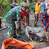 Babinsa Koramil 422-06/Sumber Jaya Mendampingi Masyarakat Dalam Aksi Sampah dan Patroli Bersama