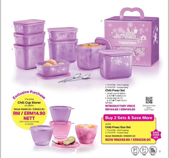 TUPPERWARE: CHILL & FREEZ SET