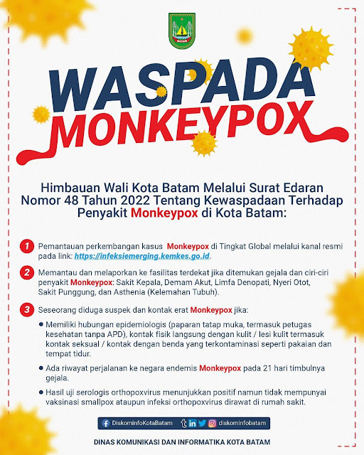 Cacar Monyet Monkeypox di Indonesia Info Kementerian Kesehatan