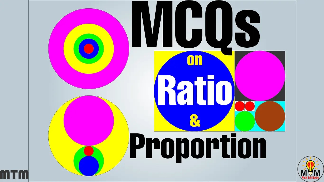 MCQ on ratio and proportion for class 6