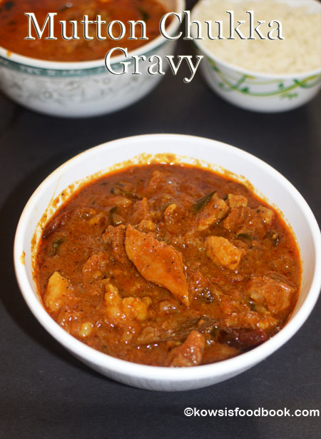 Mutton Chukka Gravy