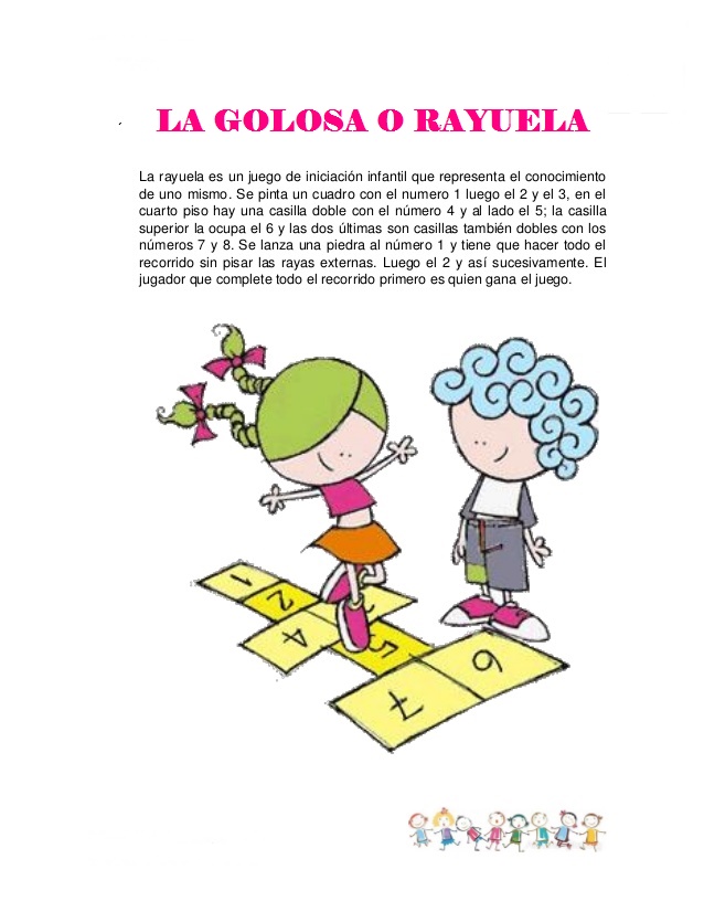 JUEGO DE LA GOLOSA O RAYUELA | JUEGOS Y RONDAS INFANTILES