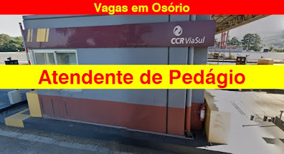 CCR Viasul abre vagas para Agente de Pedágio em Osório