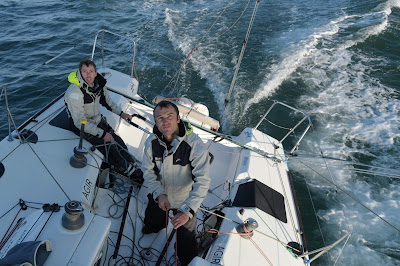 Adrien Hardy et Thomas Ruyant sur la Transat AG2R 2018