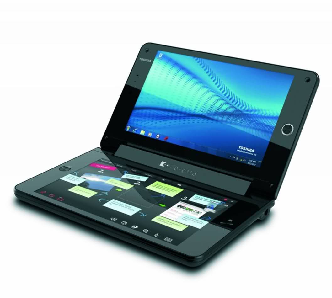 Vahoha.com: World's first dual screen laptop - TOSHIBA LIBRETTO W100