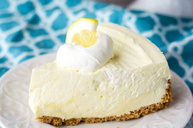 Cream Cheese Lemonade Pie #dessert #recipe