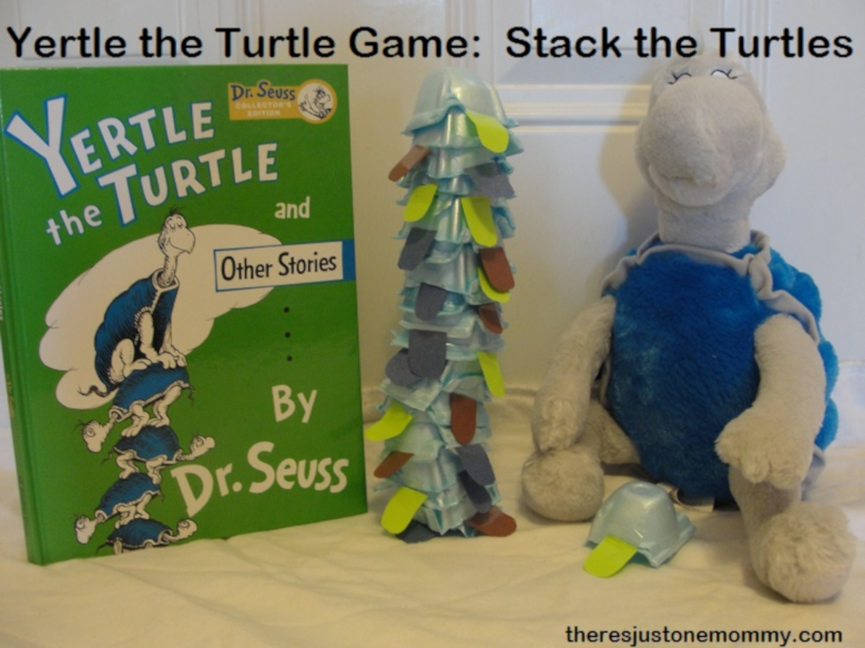 Dr Seuss Activities for Toddlers - Yertle the turtle activity