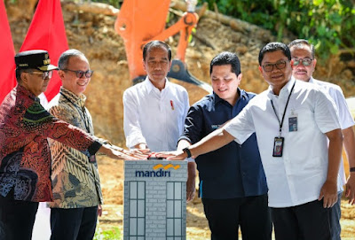 Jokowi Apresiasi Fokus Bank Mandiri pada Layanan Digital di IKN