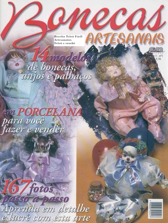 Bonecas Artesanais Porcelana N°1