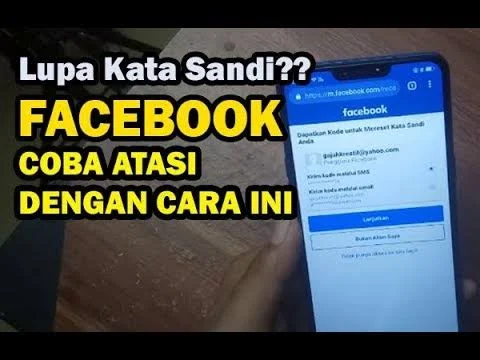 cara mengatasi lupa kata sandi Facebook