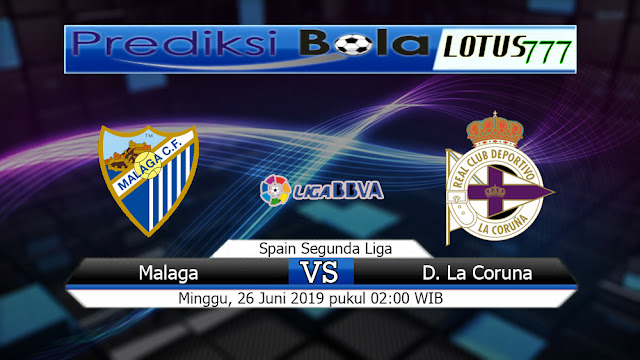 Prediksi  Malaga Vs Deportivo La Coruna  Minggu 16 Juni 2019 