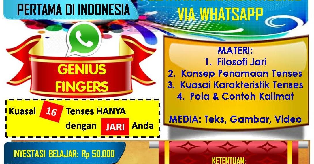 Pelatihan Bahasa Inggris Gratis Melalui Group WhatsApp 