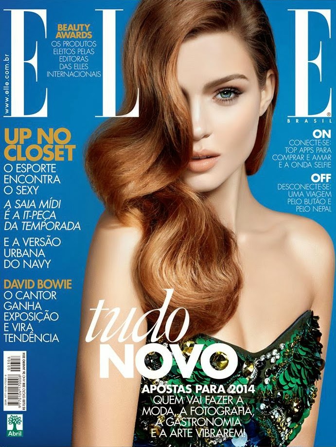 Magazine Photoshoot : Josephine Skriver Photoshoot For Elle Magazine Brazil Janeiro 2014 Issue 