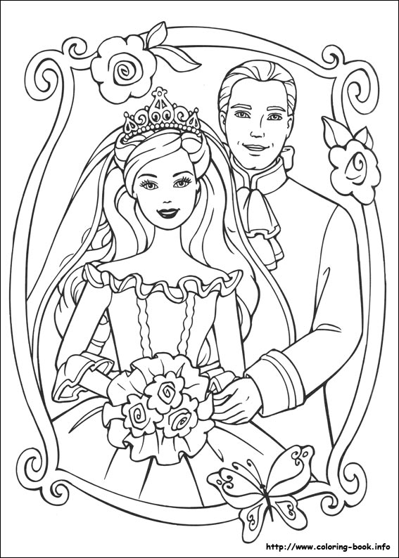 Princess Barbie Coloring Pages Minister Coloring