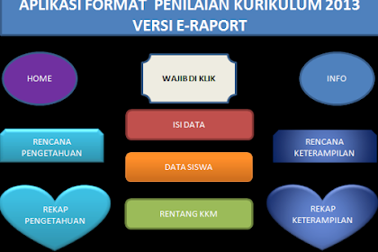 √ Download Format Evaluasi K13 Versi Eraport