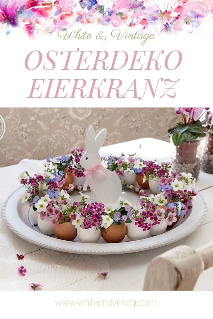 Osterdeko: Eierkranz  basteln