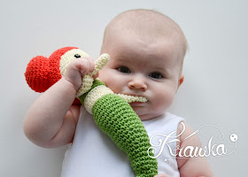 Krawka: Little mermaid doll with rattle pattern by Krawka, 