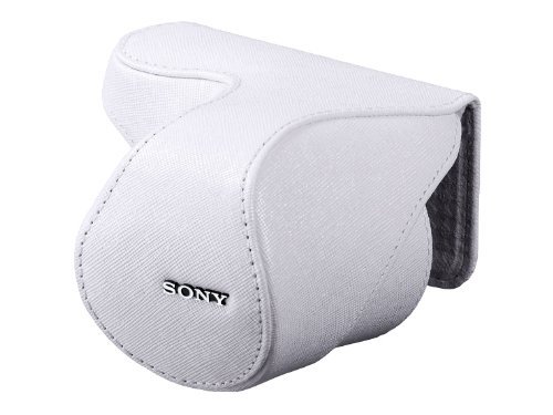 Sony Lens Case Jacket for NEX-5 NEX-3/C3 with E18-55mm F3.5-5.6 OSS (SEL1855) | LCS-EML2A W WHITE