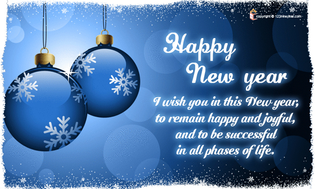 Happy New Year 2015 Wishes Greeting Card