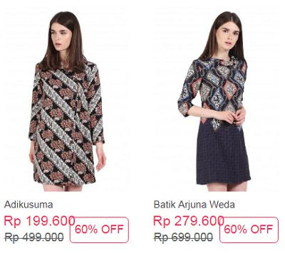 Harga Batik Wanita VIP Plaza