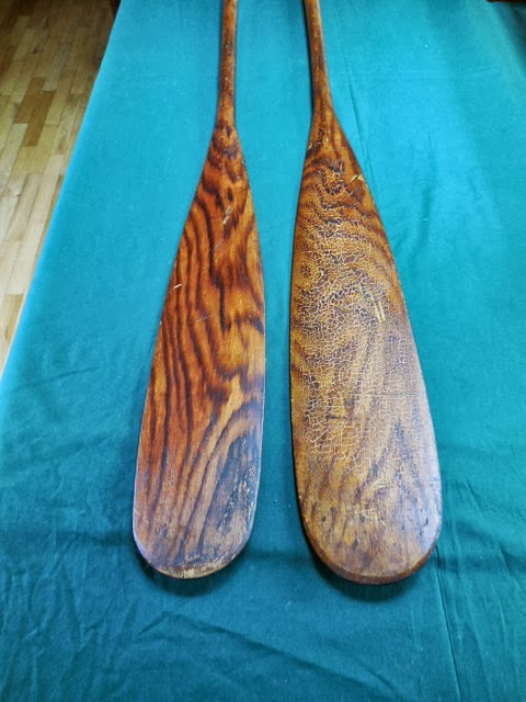paddle making and other canoe stuff: faux hickory