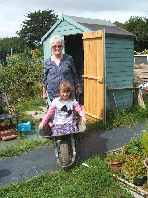 family fun on the allotment