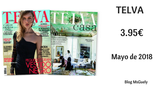 Regalos Revista Telva Mayo 2018