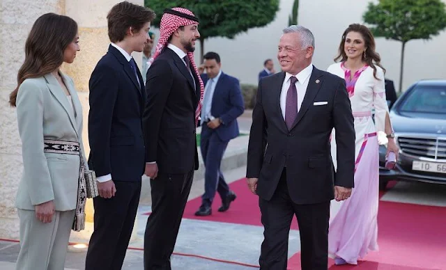 Queen Rania, Crown Prince Hussein, Prince Hashem, Princess Iman