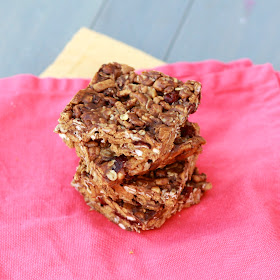 homemade no bake peanut butter granola bars