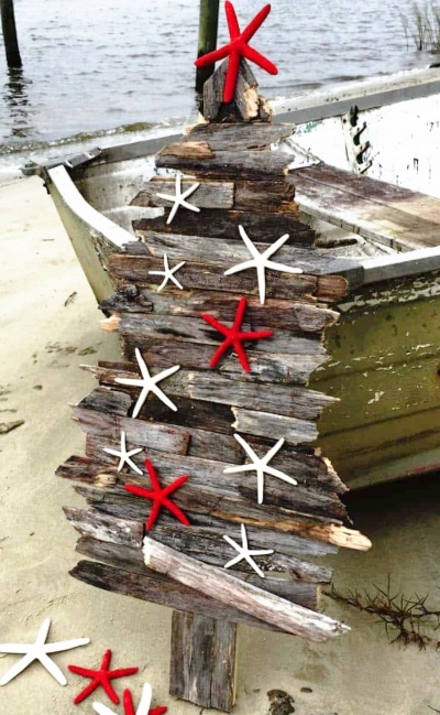 Driftwood Plank Tree