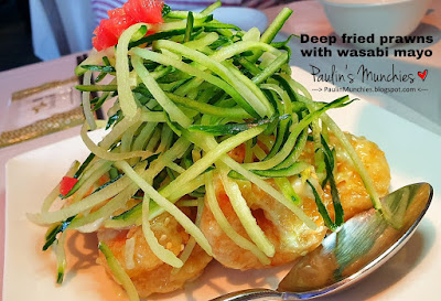 Deep fried prawns with wasabi mayo - Tunglok Seafood