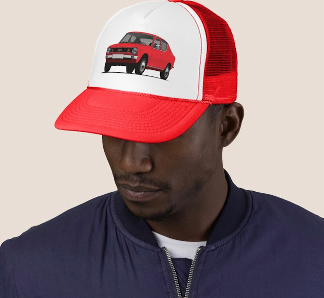 Datsun 100A / Cherry trucker hats and caps in Zazzle