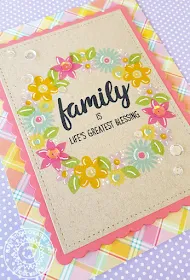 Sunny Studio Stamps: Friends and Family Flower Card by Lindsey Sams
