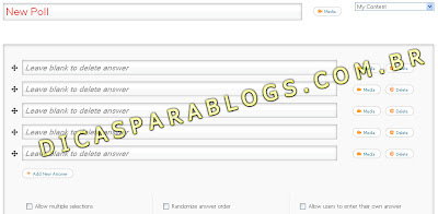 colocar quiz e enquetes no blog